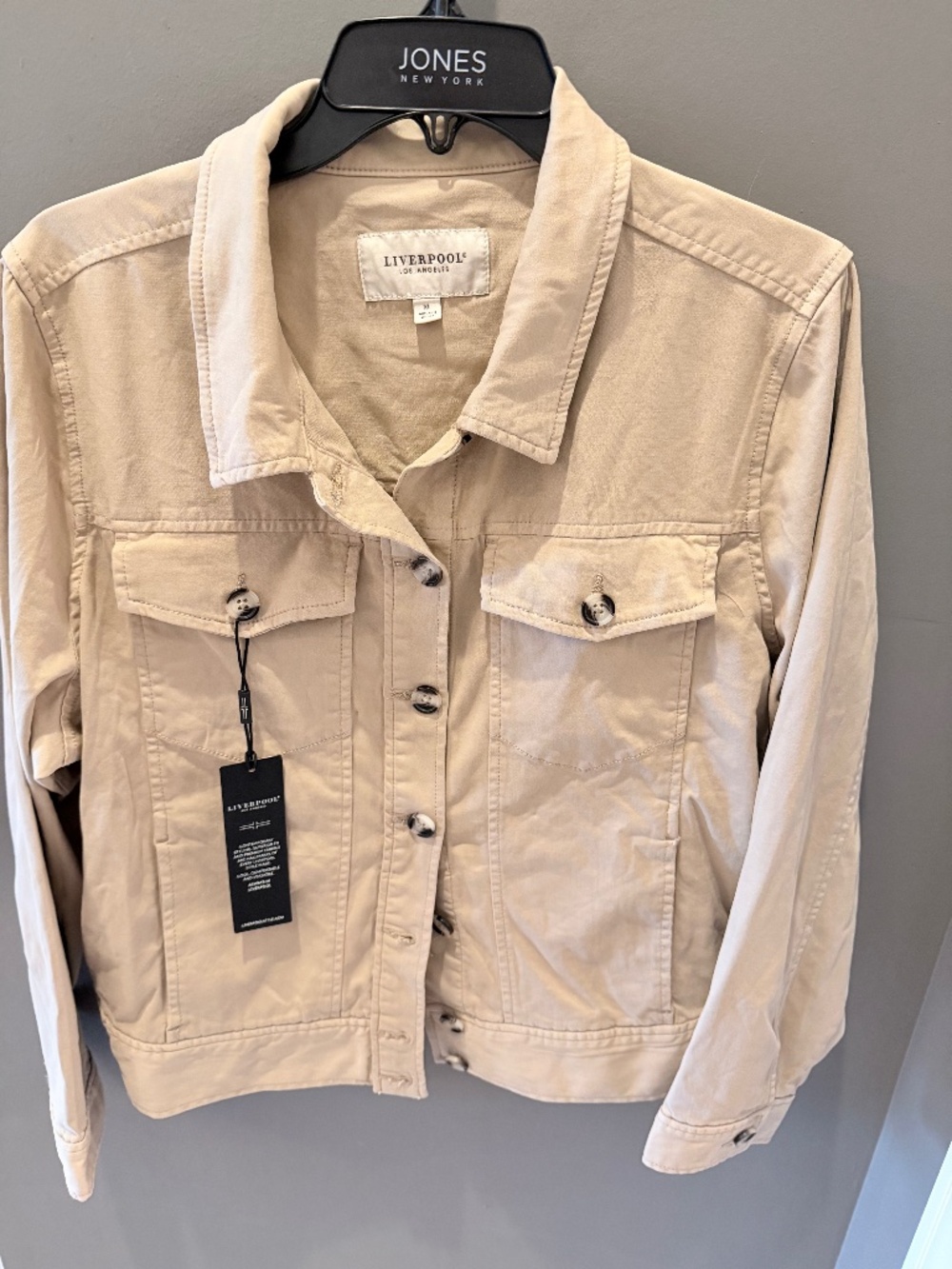 Liverpool khaki jacket. NWT Size XL